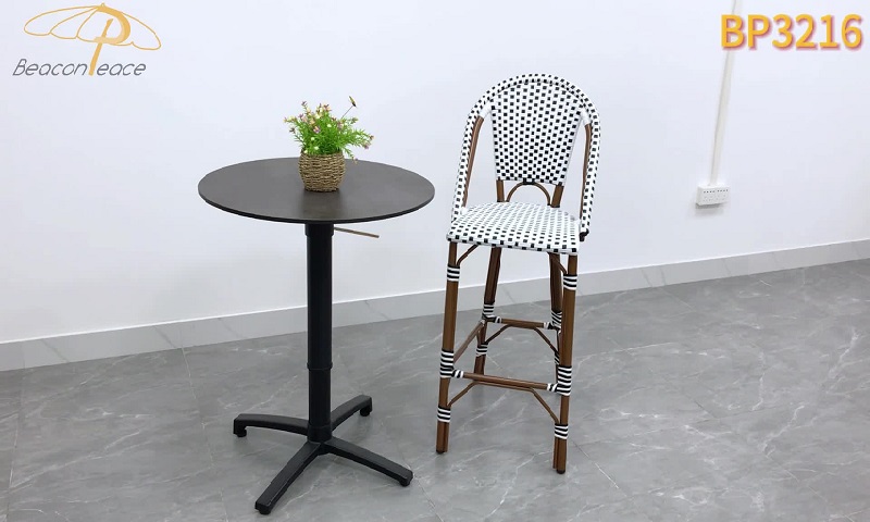 Model BP3216 French Rattan Bar Chair